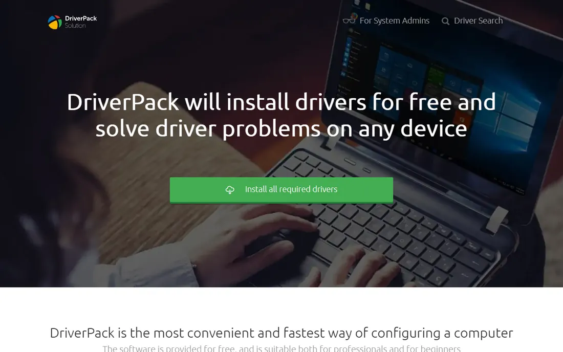DriverPack Solution homepage