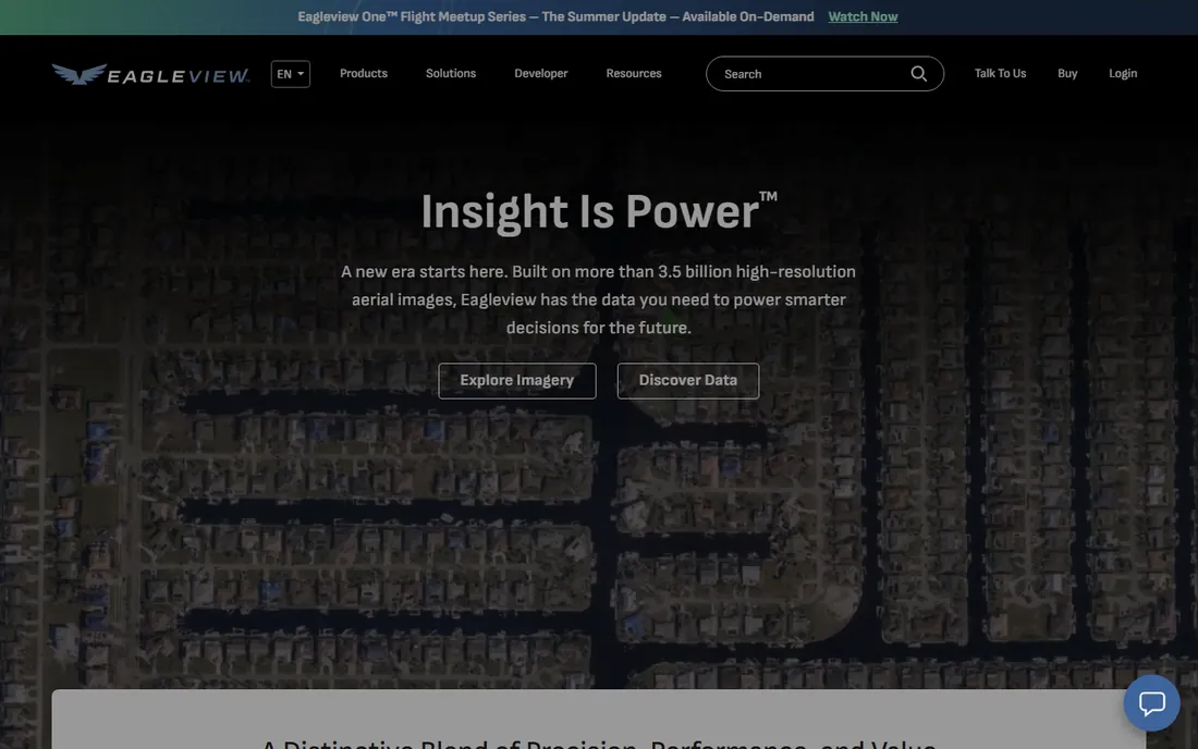 EagleView homepage