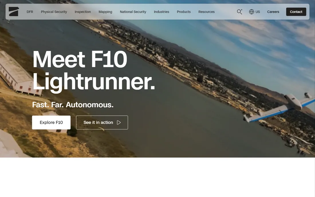 Skydio homepage