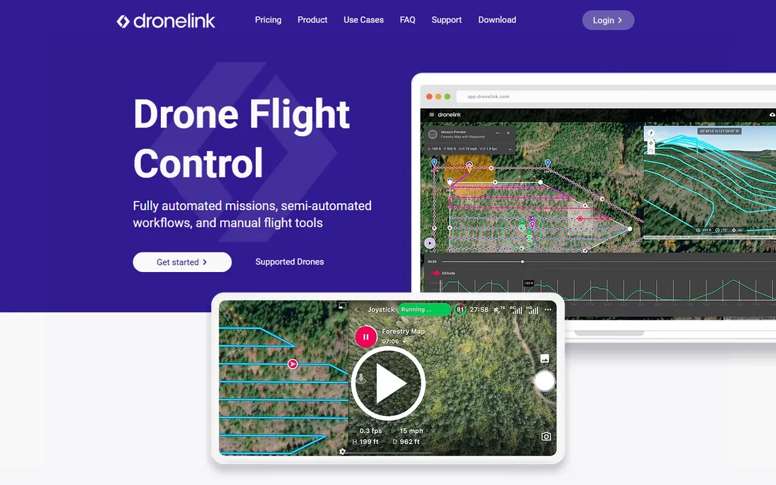 Dronelink homepage