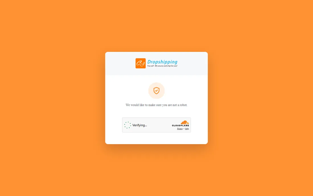CJ Dropshipping homepage