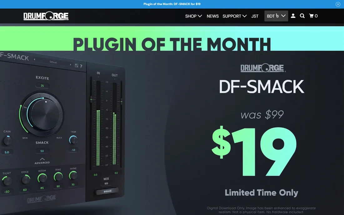 Drumforge homepage