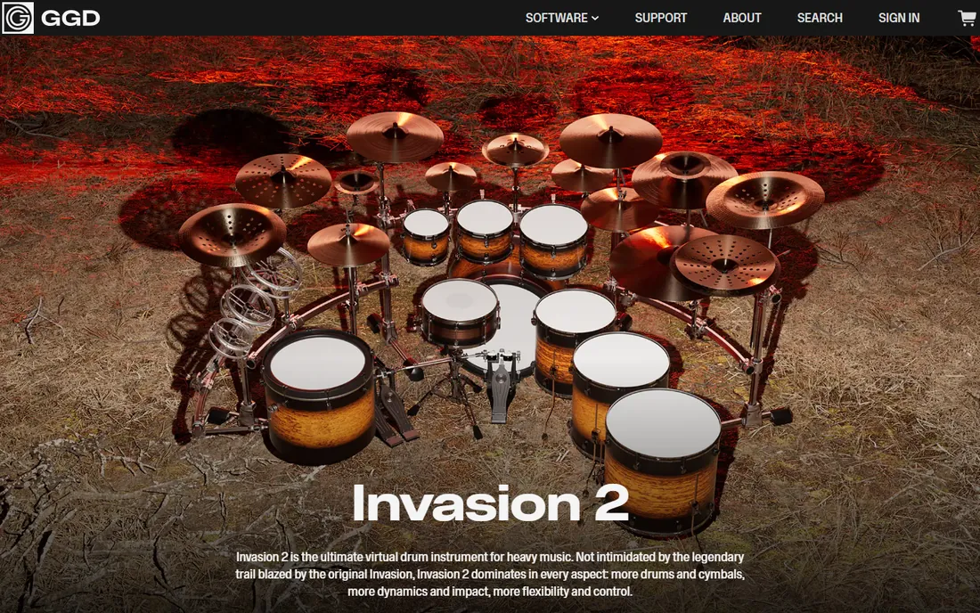 GetGood Drums homepage