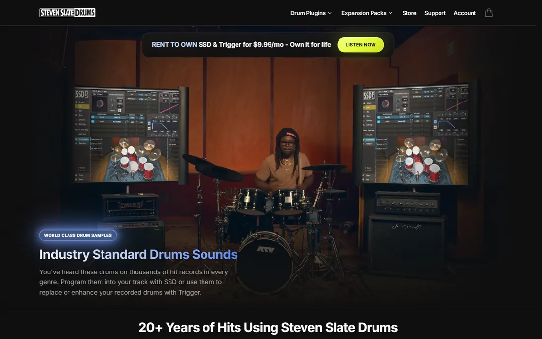 Steven Slate Drums homepage