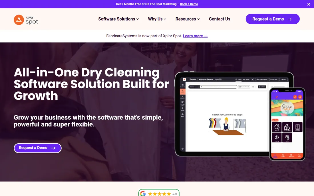 Xplor Spot homepage