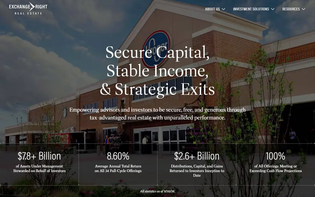 ExchangeRight homepage