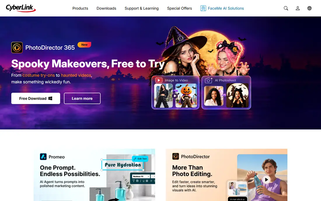 CyberLink Power2Go homepage
