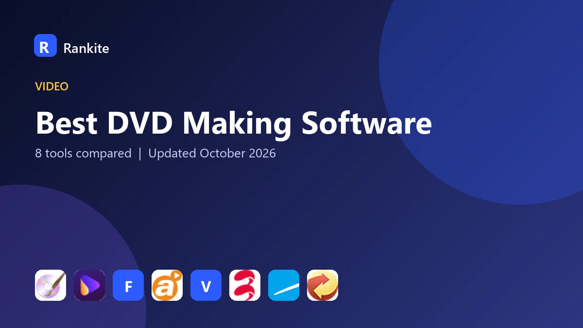Best DVD Making Software in 2026: 8 Tools Compared