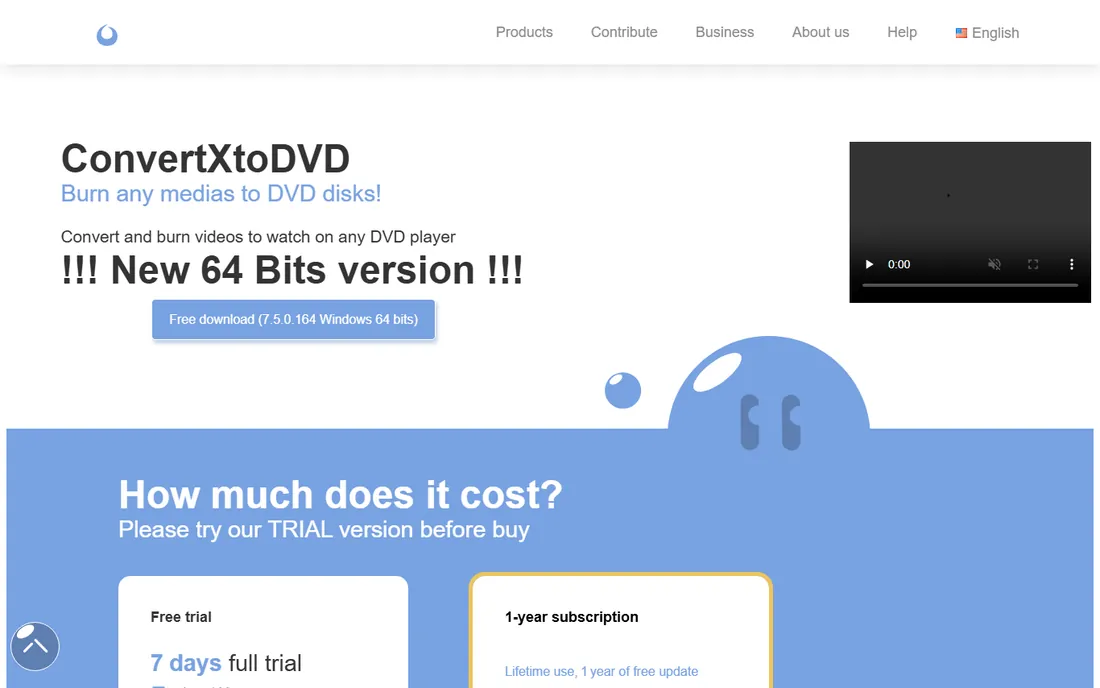 VSO ConvertXtoDVD homepage