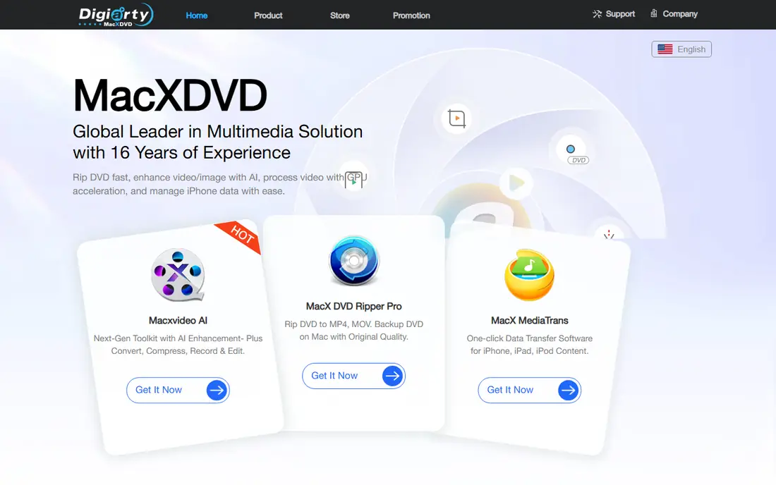 MacX DVD Ripper Pro homepage