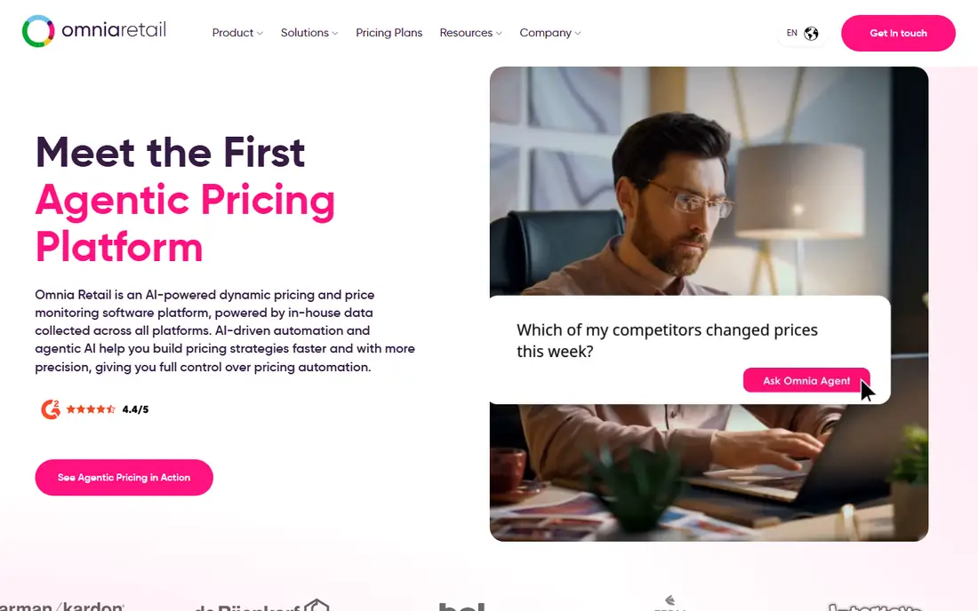 Omnia Retail homepage