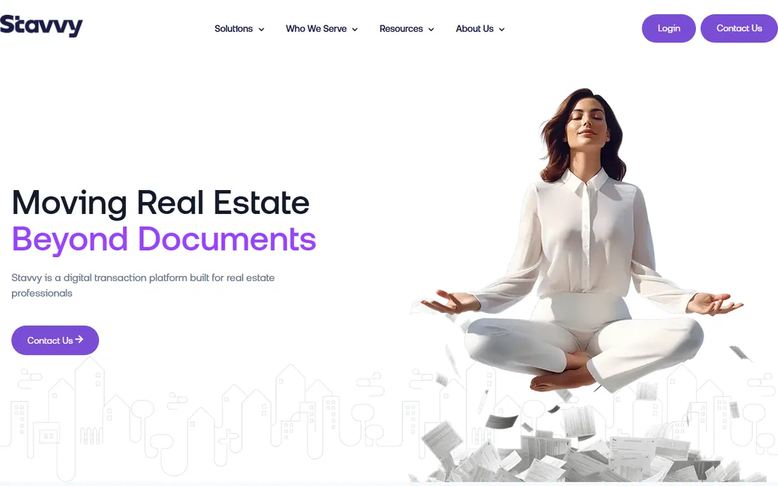 Stavvy homepage