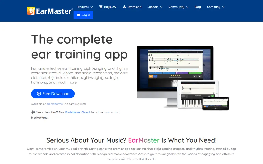 EarMaster homepage