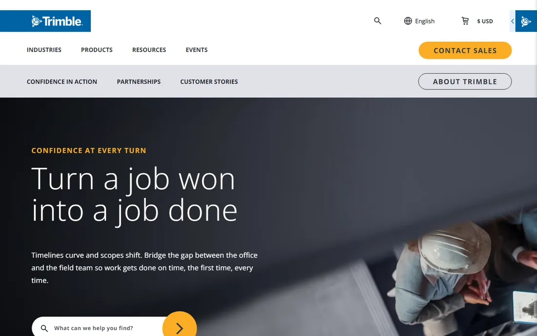 Trimble Business Center homepage