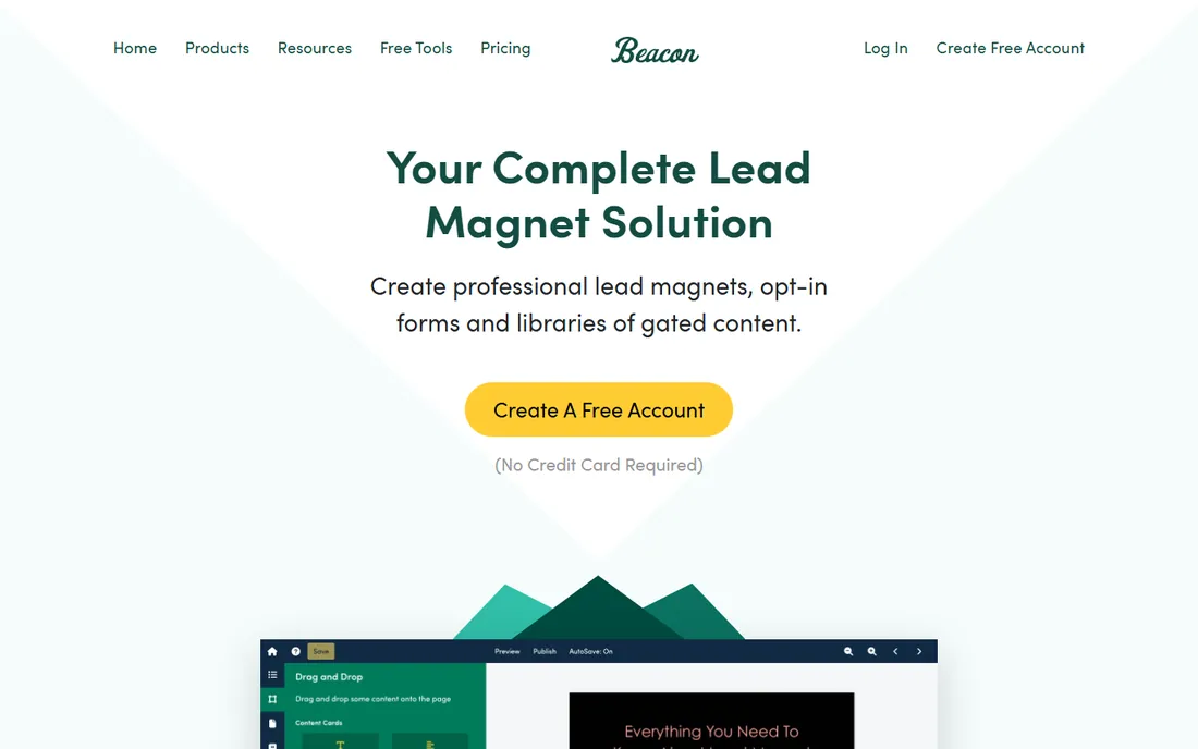 Beacon homepage