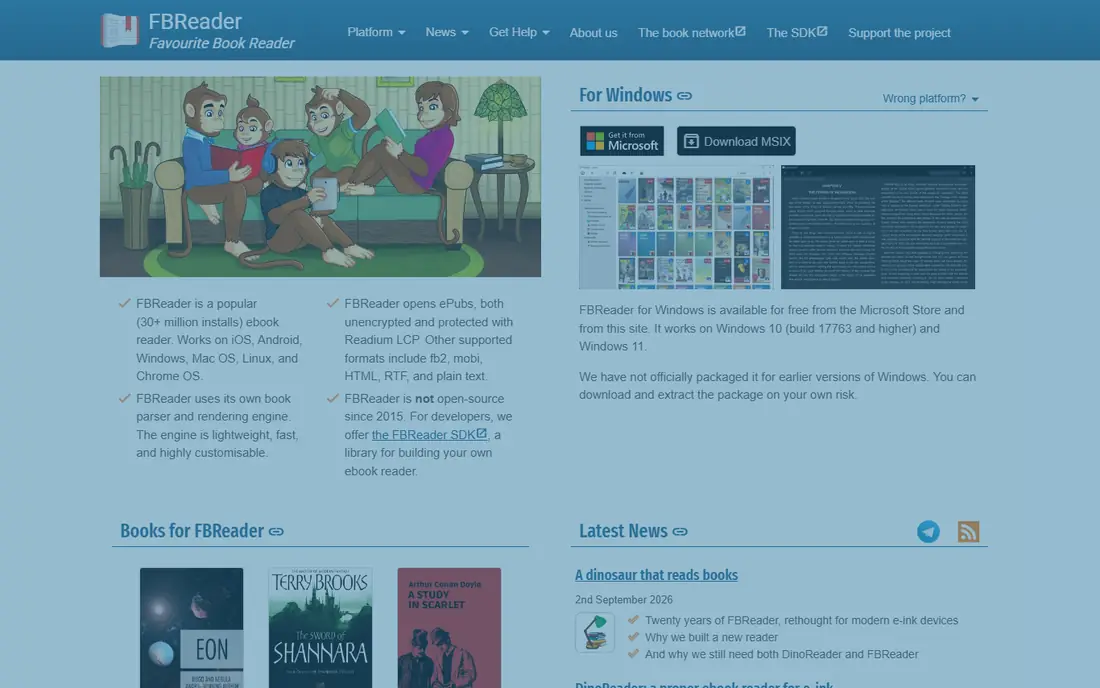 FBReader homepage
