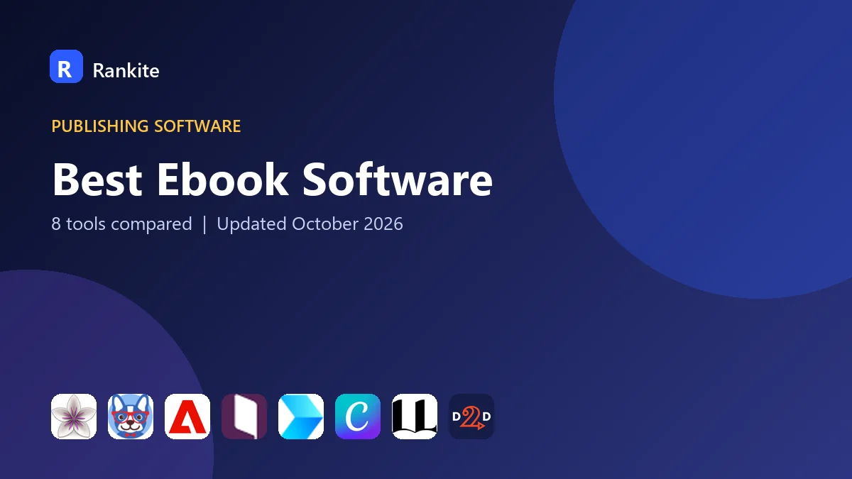 Best Ebook Software in 2026: 8 Tools Compared