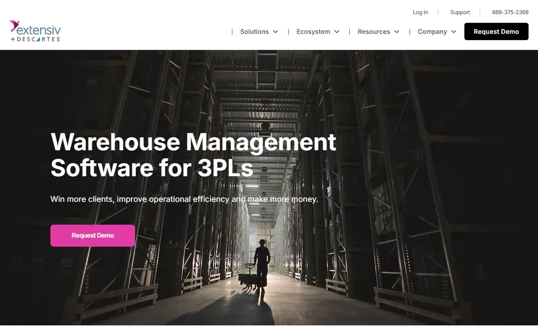 Extensiv homepage