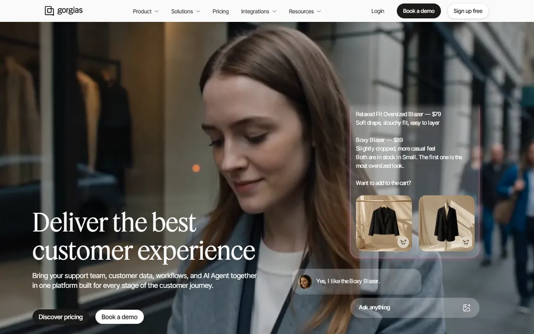 Gorgias homepage