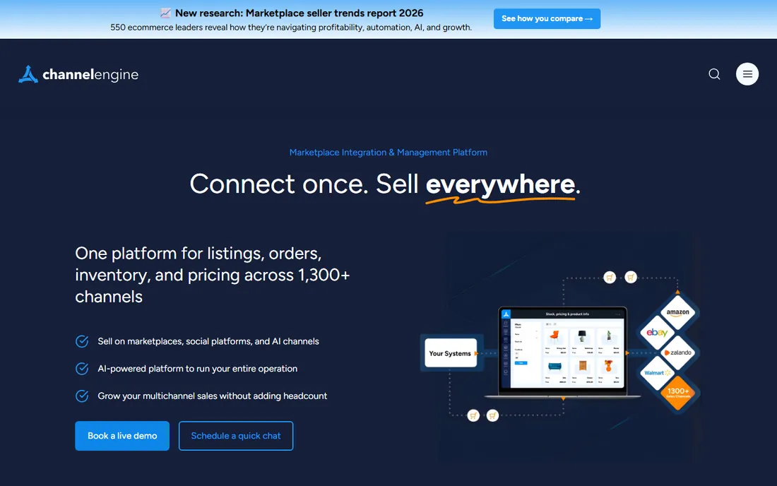 ChannelEngine homepage