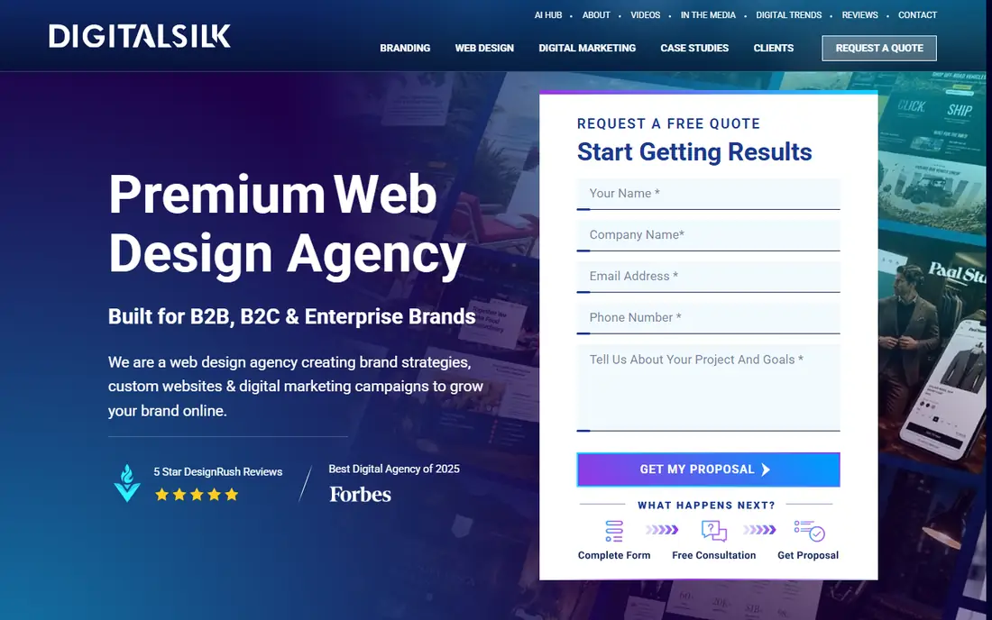 Digital Silk homepage