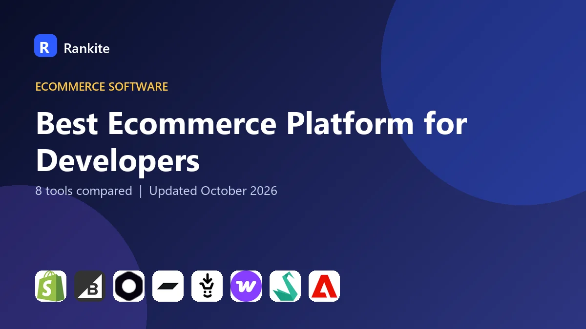 Best Ecommerce Platform for Developers: 8 Tools Compared
