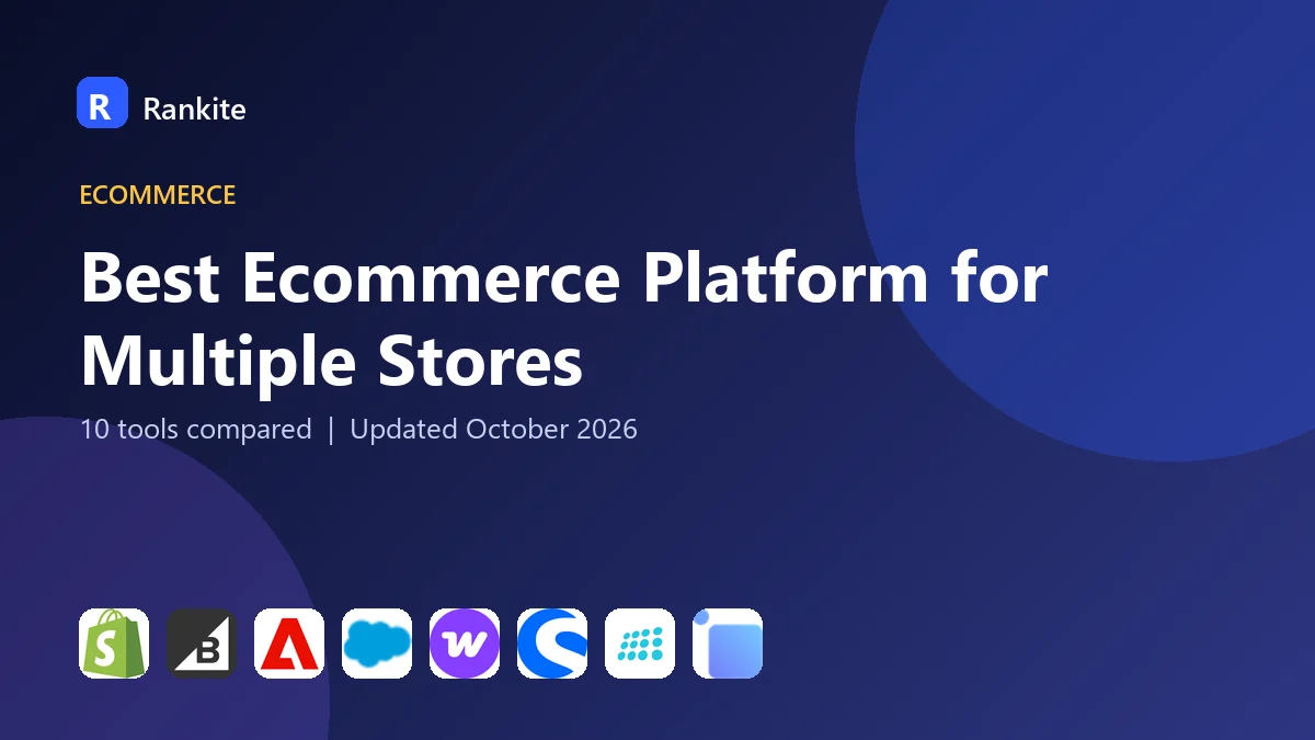 Best Ecommerce Platform for Multiple Stores in 2026: 10 Tools Compared