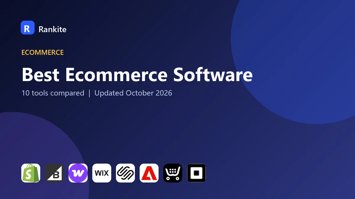 Best Ecommerce Software in 2026: 10 Tools Compared