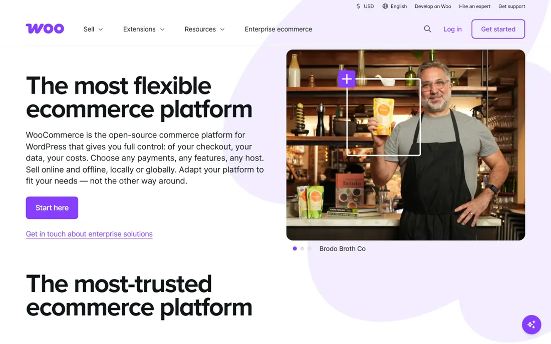 WooCommerce homepage
