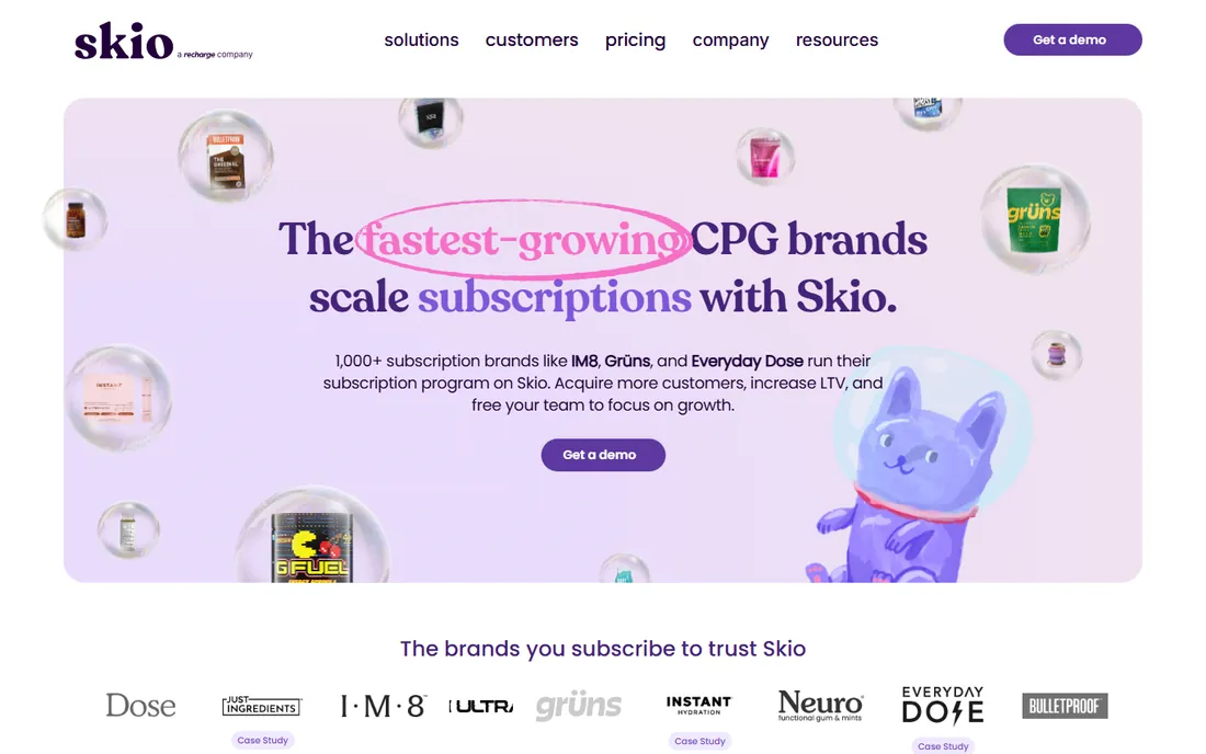 Skio homepage