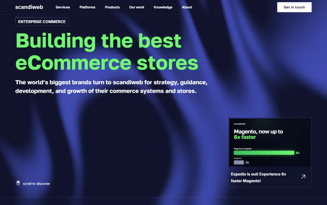 Scandiweb homepage