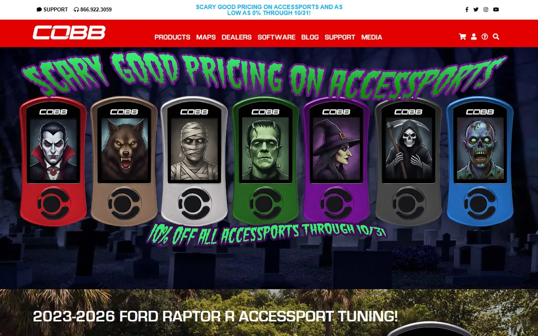 COBB Tuning homepage