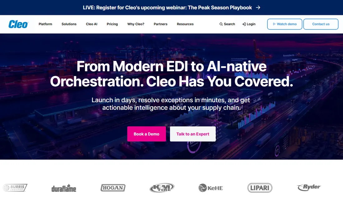 Cleo homepage