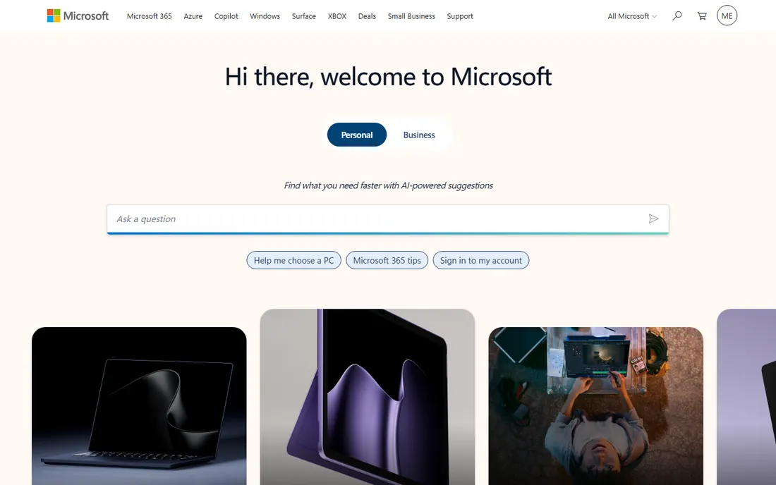 Microsoft Defender for Endpoint homepage