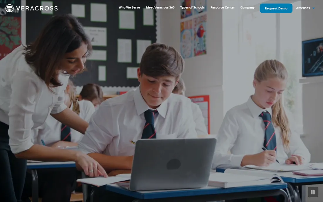 Veracross homepage