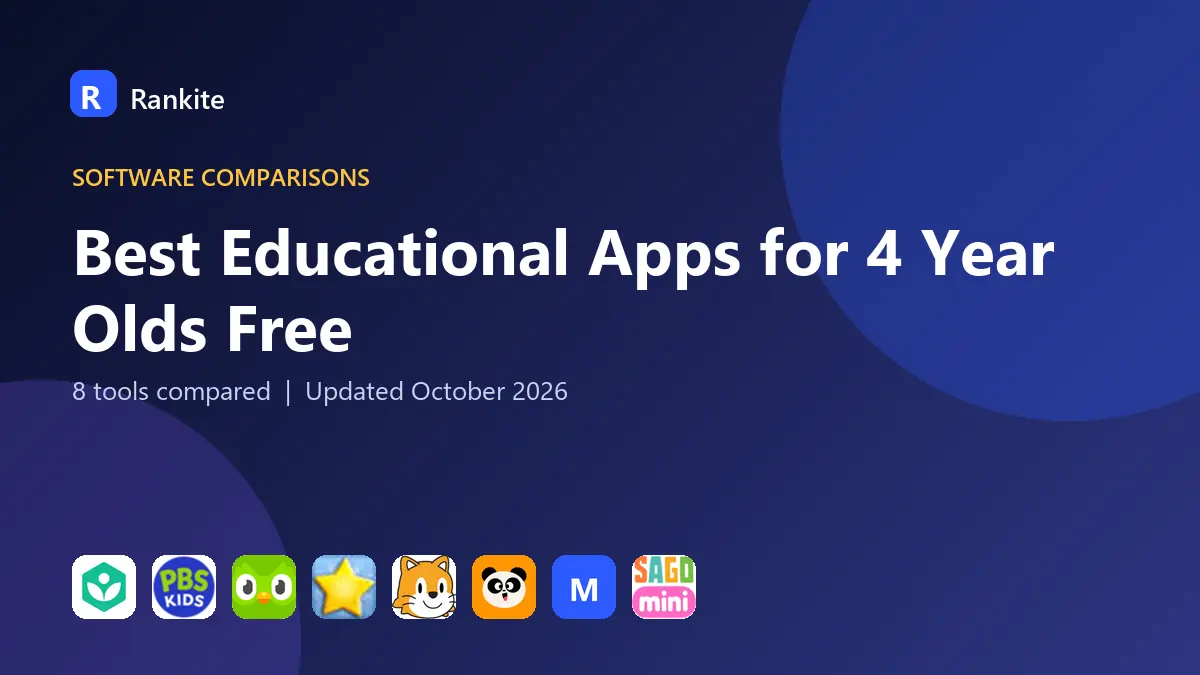 Best Educational Apps for 4 Year Olds Free in 2026: 8 Tools Compared