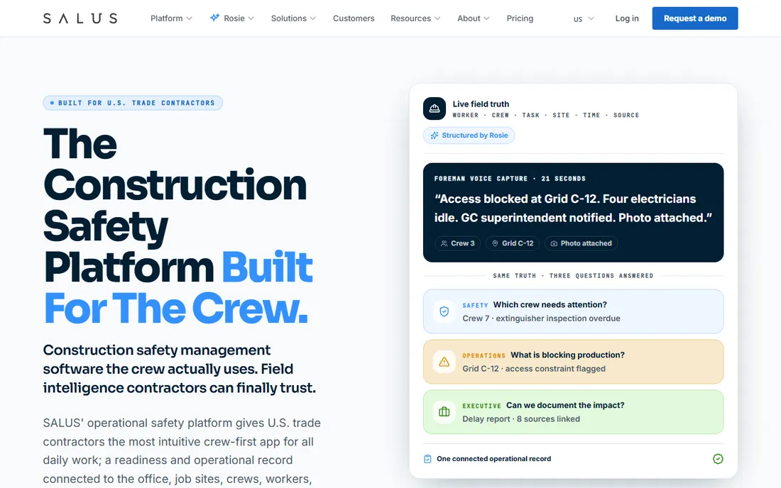 SALUS homepage