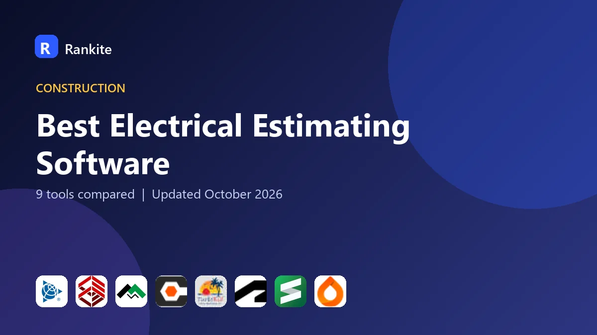 Best Electrical Estimating Software in 2026: 9 Tools Compared