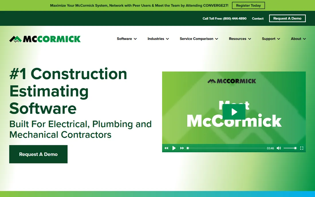 McCormick Systems homepage