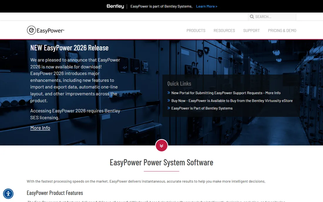 EasyPower homepage
