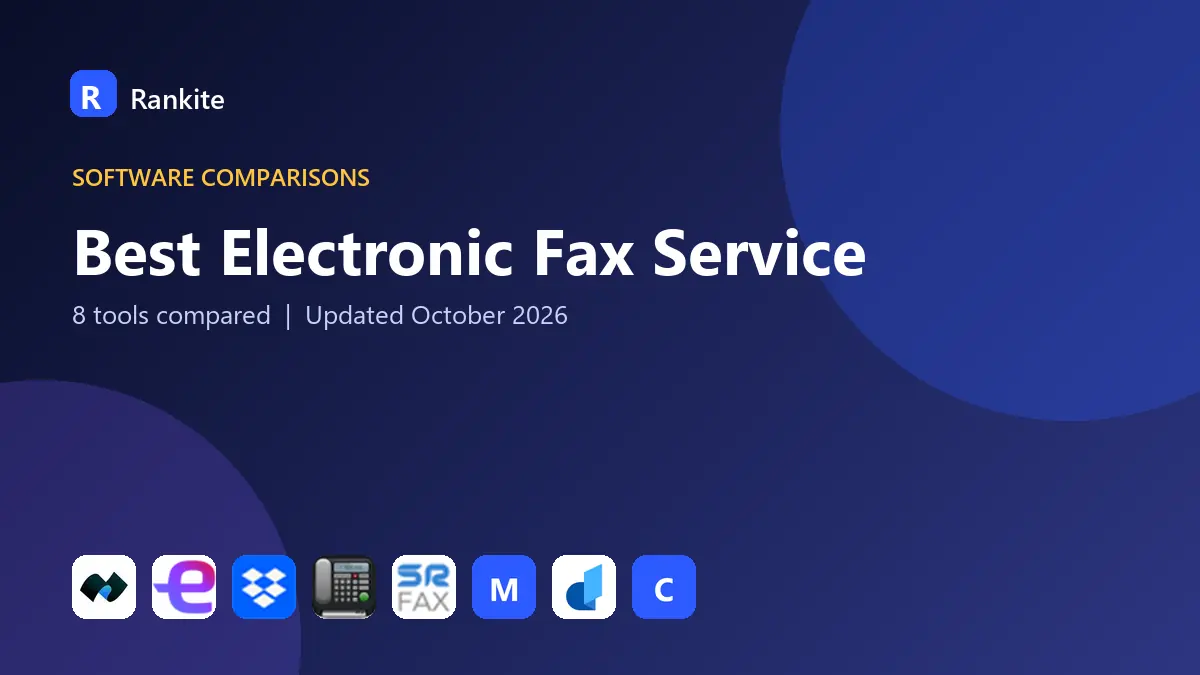 Best Electronic Fax Service in 2026: 8 Services Compared