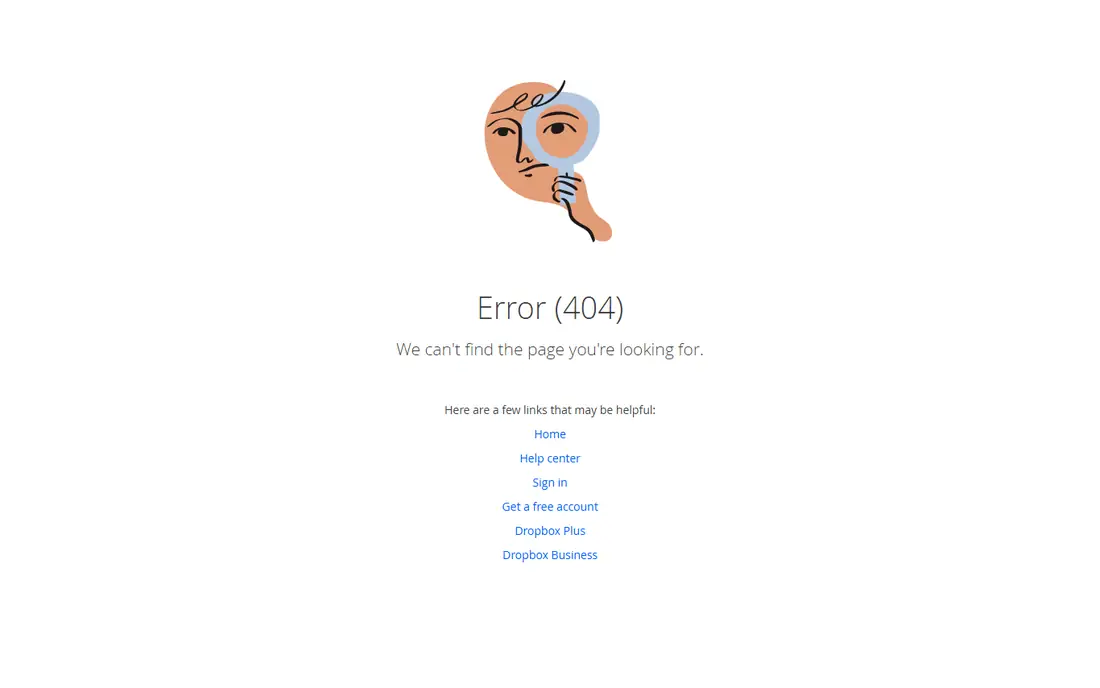 Dropbox Fax homepage