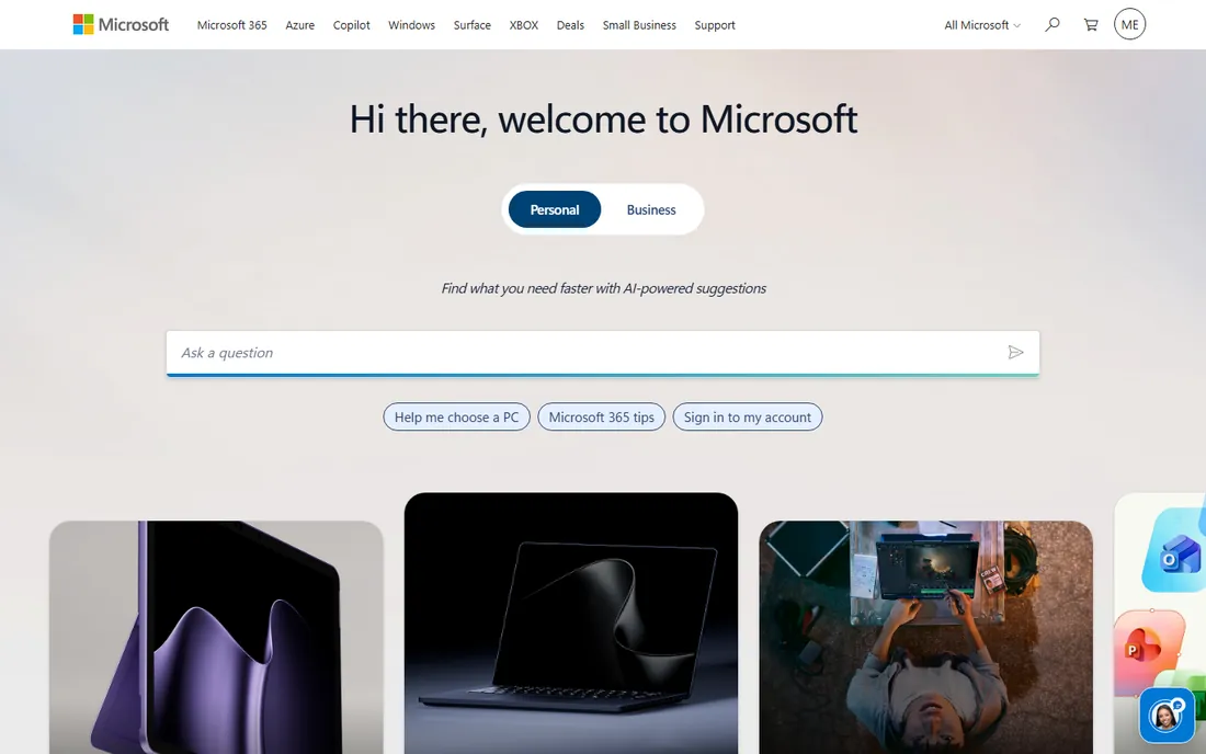 Microsoft Exchange Online Archiving homepage