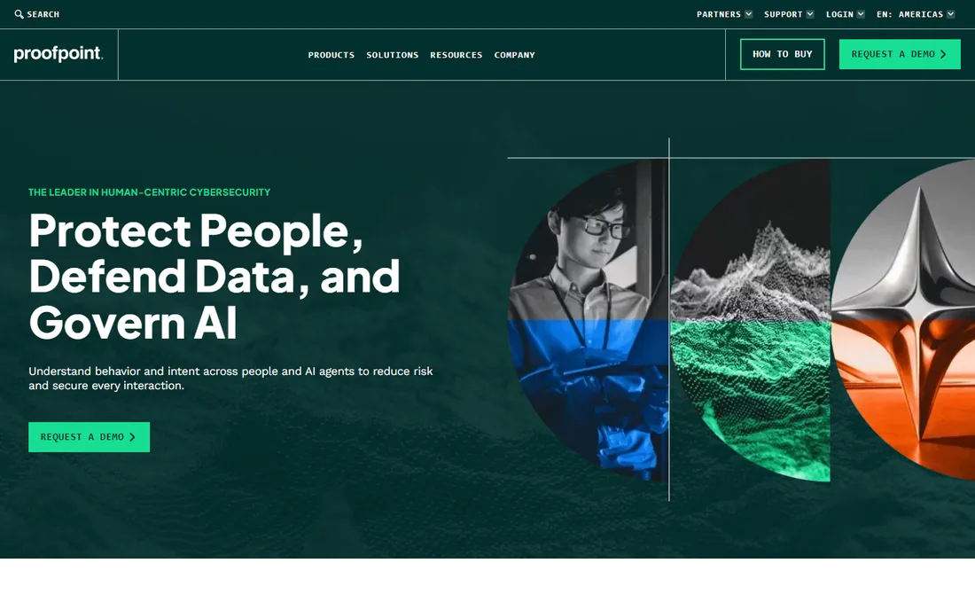 Proofpoint Enterprise Archive homepage