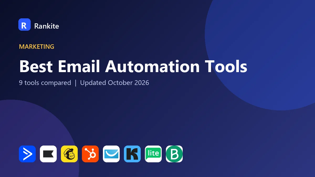 Best Email Automation Tools in 2026: 9 Tools Compared