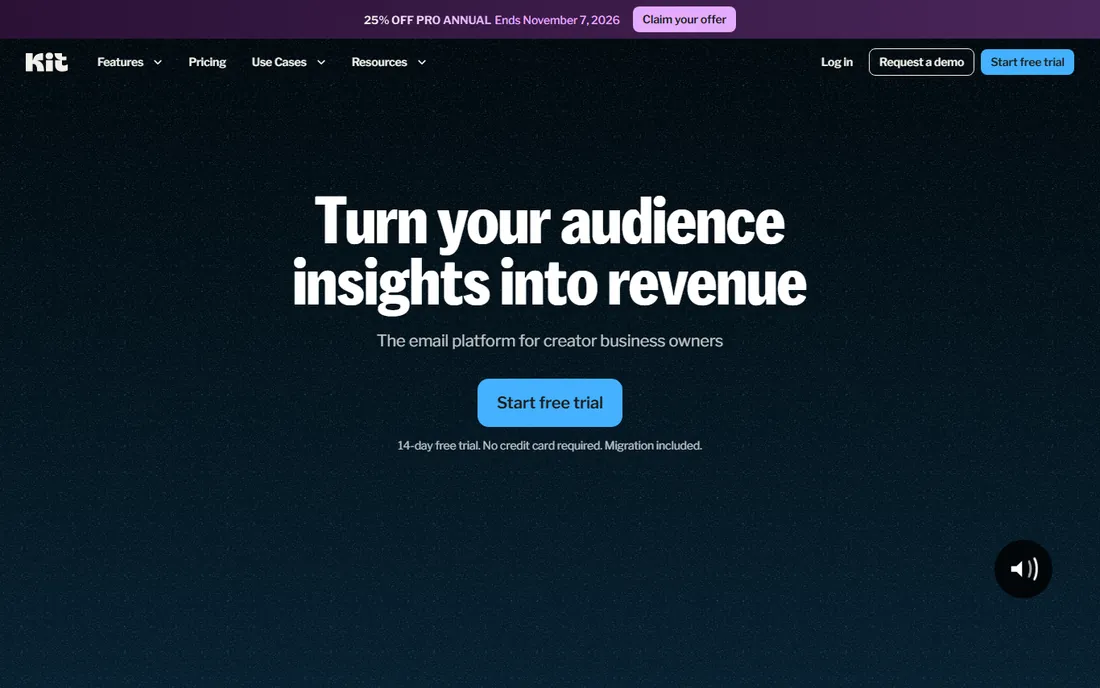 Kit homepage