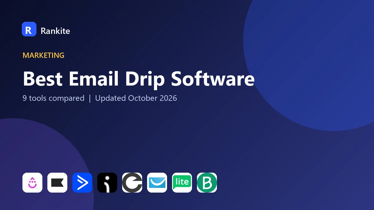 Best Email Drip Software in 2026: 9 Tools Compared