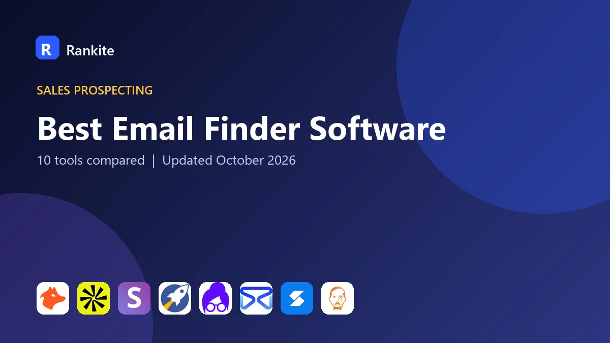 Best Email Finder Software in 2026: 10 Tools Compared