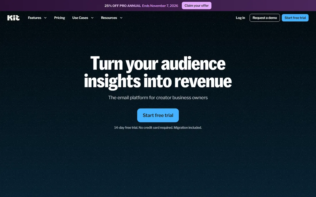 Kit homepage