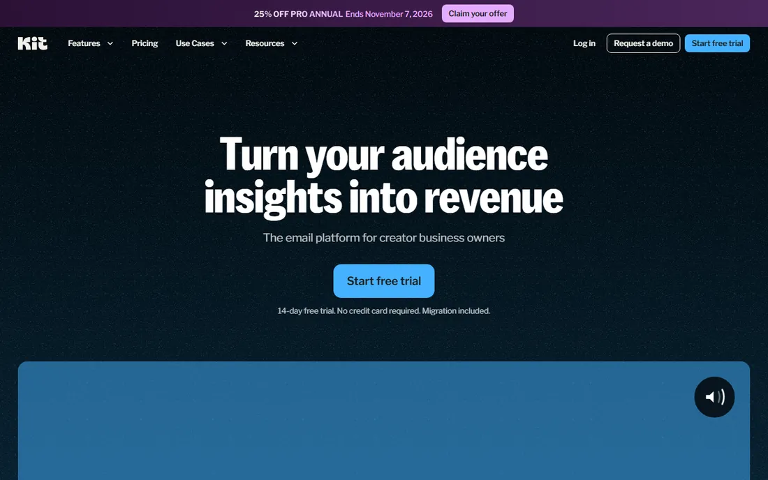 Kit homepage